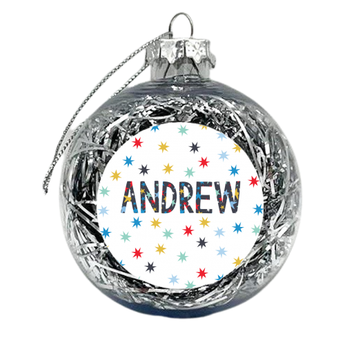 Andrew - xmas bauble by The Boy and the Bear