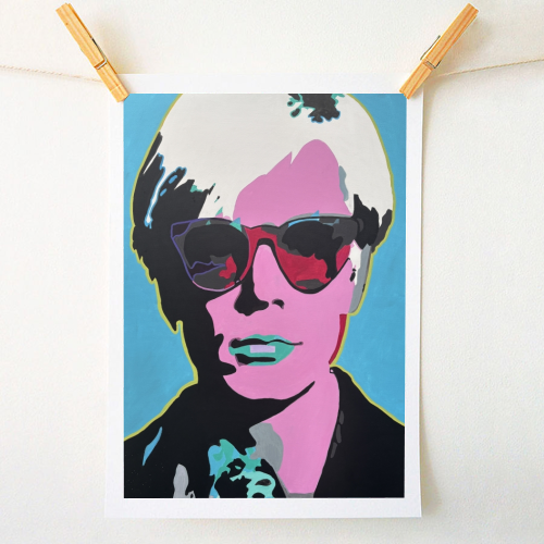 Andy Warhol - A1 - A4 art print by Kirstie Taylor