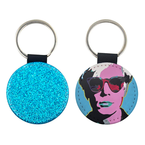Andy Warhol - keyring by Kirstie Taylor