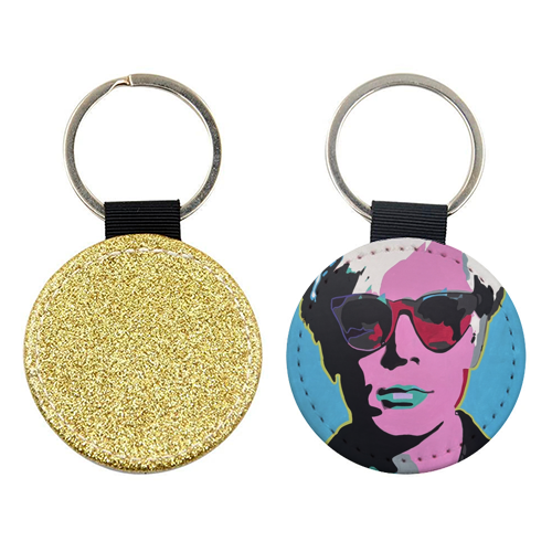 Andy Warhol - keyring by Kirstie Taylor
