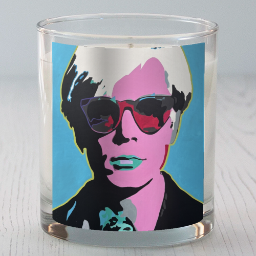 Andy Warhol - scented candle by Kirstie Taylor