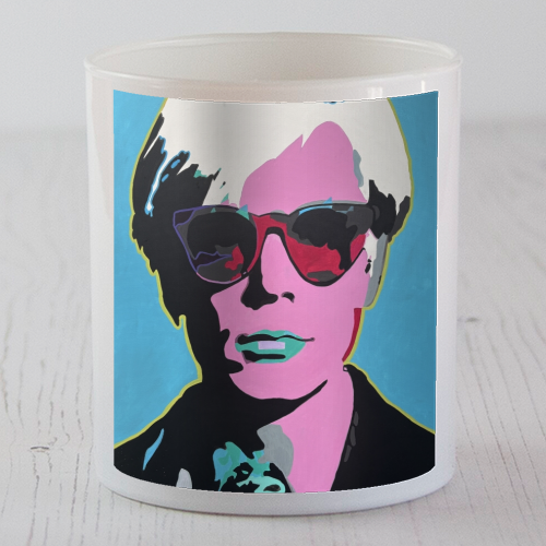 Andy Warhol - scented candle by Kirstie Taylor