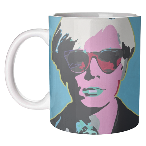 Andy Warhol - unique mug by Kirstie Taylor
