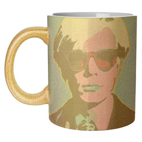 Andy Warhol - unique mug by Kirstie Taylor