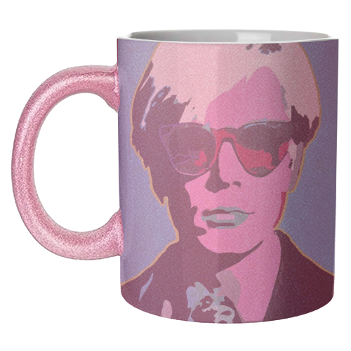 Andy Warhol - unique mug by Kirstie Taylor