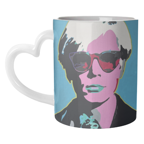 Andy Warhol - unique mug by Kirstie Taylor