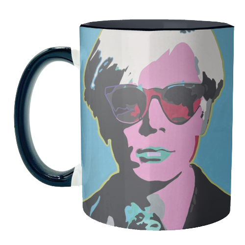 Andy Warhol - unique mug by Kirstie Taylor