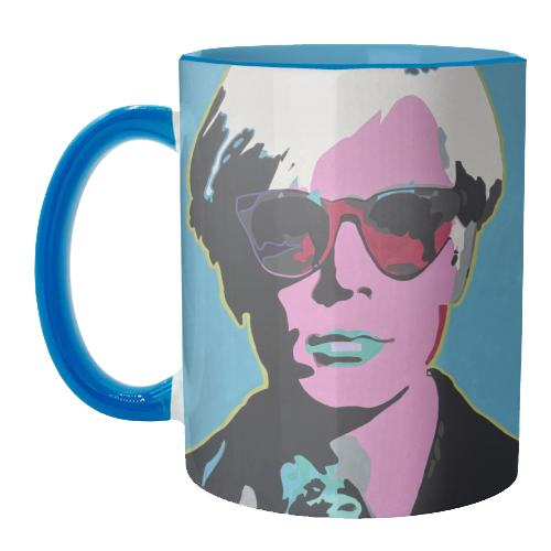 Andy Warhol - unique mug by Kirstie Taylor