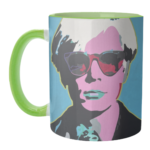 Andy Warhol - unique mug by Kirstie Taylor