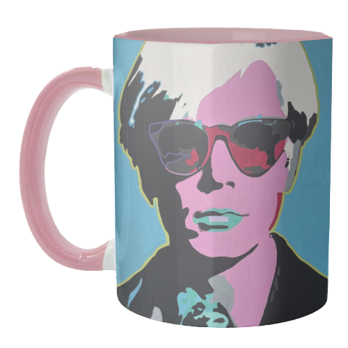 Andy Warhol - unique mug by Kirstie Taylor