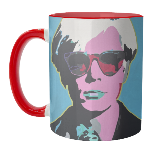 Andy Warhol - unique mug by Kirstie Taylor