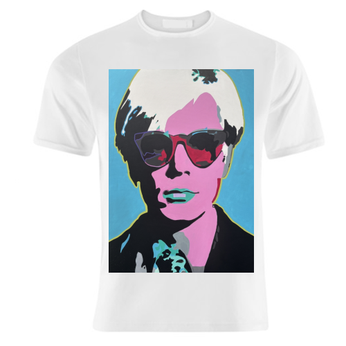 Andy Warhol - unique t shirt by Kirstie Taylor
