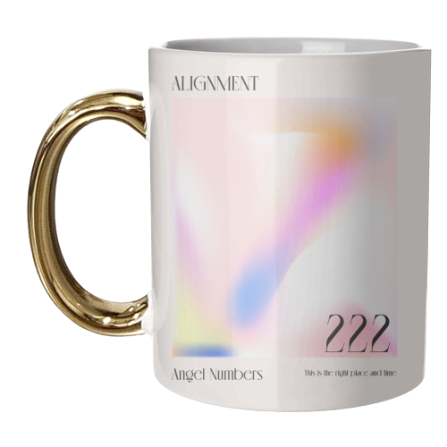 Angel Numbers 222 Alignment - unique mug by Move Studio