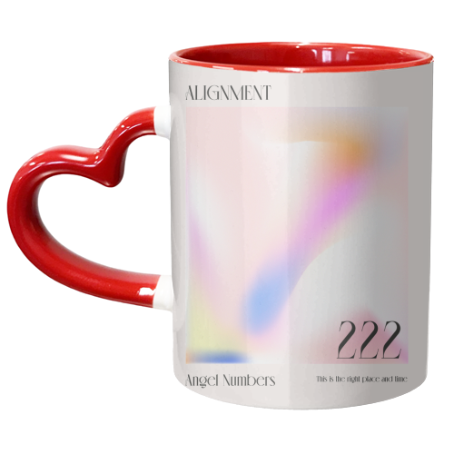 Angel Numbers 222 Alignment - unique mug by Move Studio
