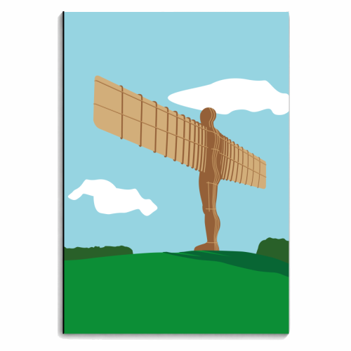 Angel of The North - personalised A4, A5, A6 notebook by Sally Cox