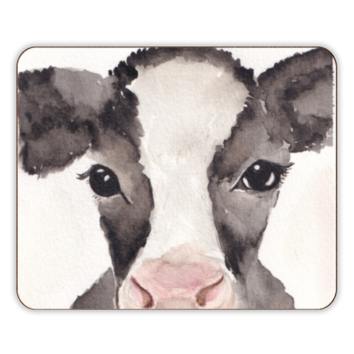 Cow mugshot - designer placemat by Linbylane