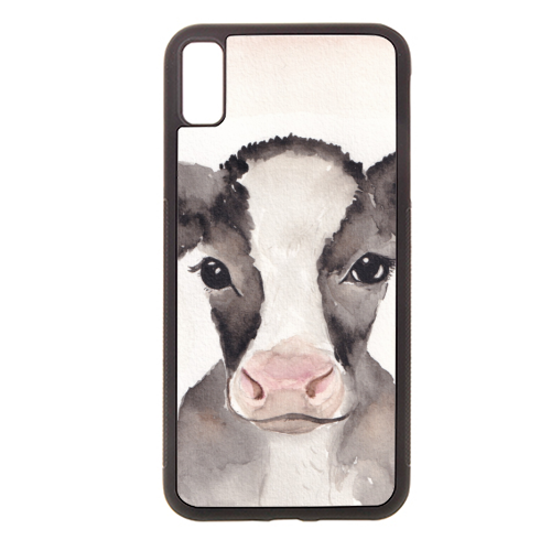 Cow mugshot - stylish phone case by Linbylane