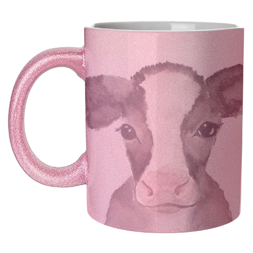 Cow mugshot - unique mug by Linbylane