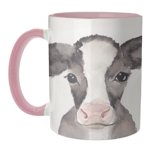 Cow mugshot - unique mug by Linbylane