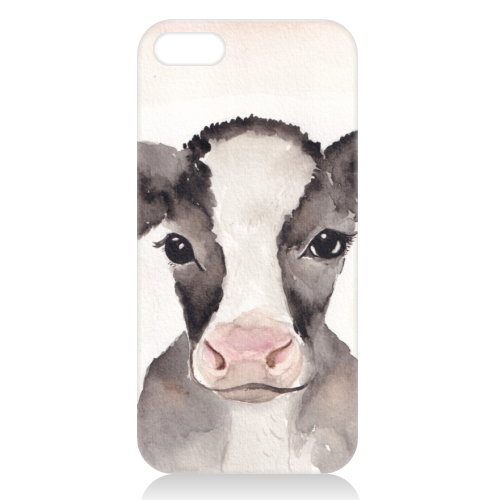 Cow mugshot - unique phone case by Linbylane