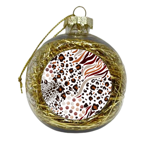 animal print - xmas bauble by haris kavalla