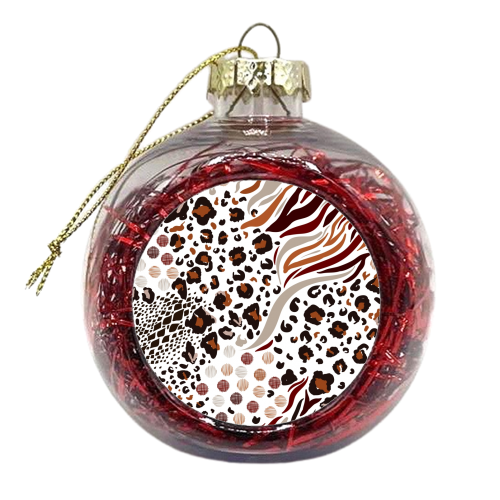 animal print - xmas bauble by haris kavalla