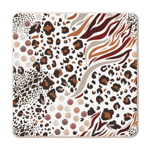 animal print - personalised beer coaster by haris kavalla