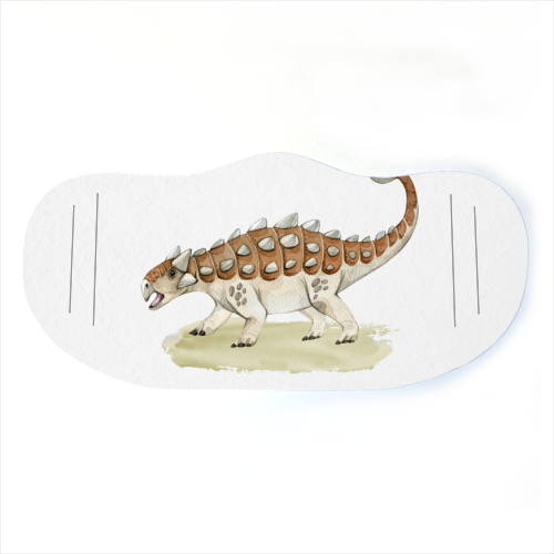 Ankylosaurus - face cover mask by Gal Design