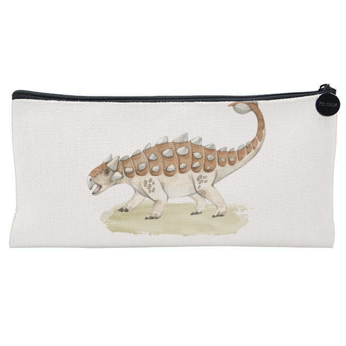 Ankylosaurus - flat pencil case by Gal Design