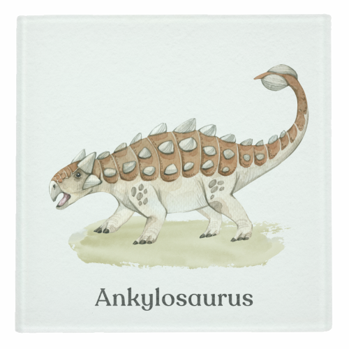 Ankylosaurus - personalised beer coaster by Gal Design