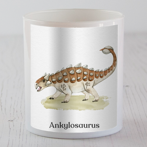Ankylosaurus - scented candle by Gal Design