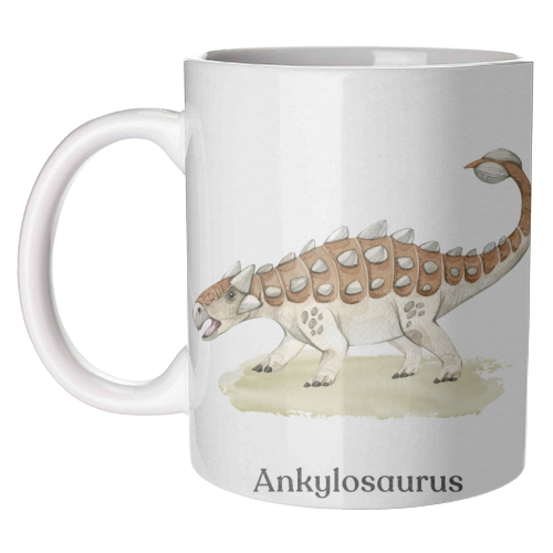 Ankylosaurus - unique mug by Gal Design
