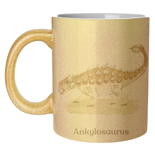 Ankylosaurus - unique mug by Gal Design