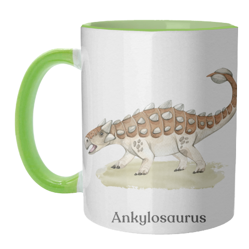 Ankylosaurus - unique mug by Gal Design