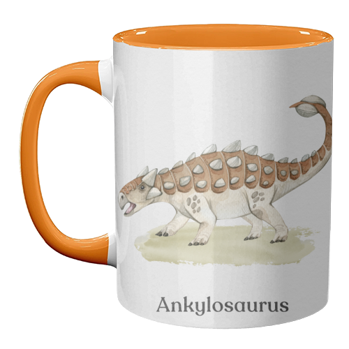 Ankylosaurus - unique mug by Gal Design
