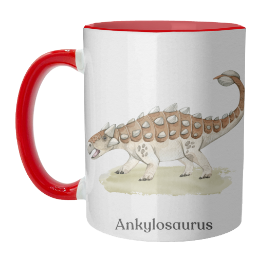 Ankylosaurus - unique mug by Gal Design