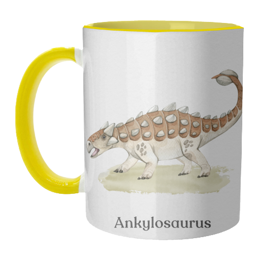 Ankylosaurus - unique mug by Gal Design