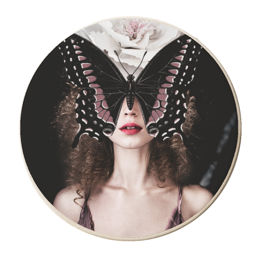 Annabella - personalised beer coaster by Larissa Grace