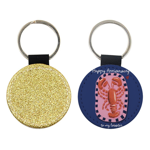 Anniversary my lobster - keyring by Giddy Kipper