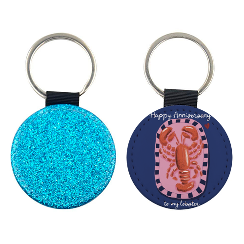 Anniversary my lobster - keyring by Giddy Kipper
