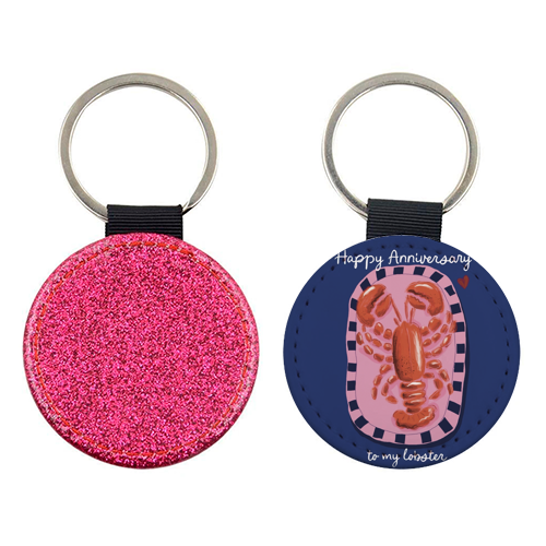 Anniversary my lobster - keyring by Giddy Kipper