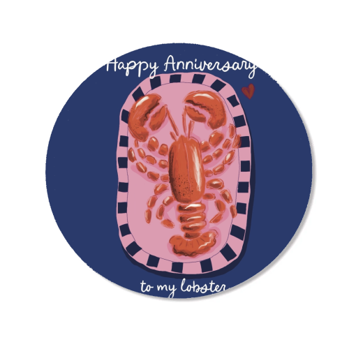 Anniversary my lobster - Magnet by Giddy Kipper