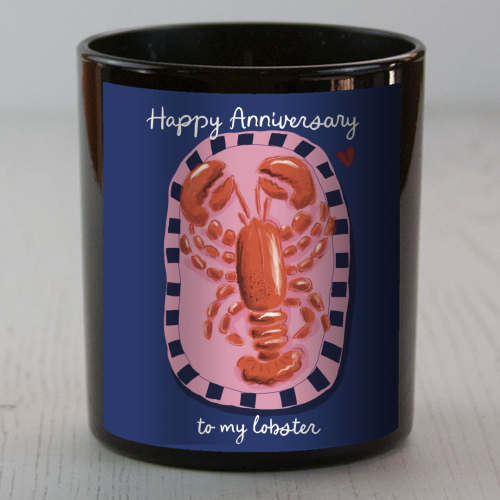 Anniversary my lobster - scented candle by Giddy Kipper