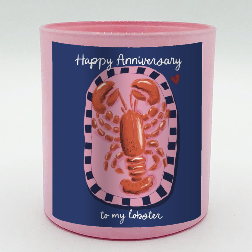 Anniversary my lobster - scented candle by Giddy Kipper