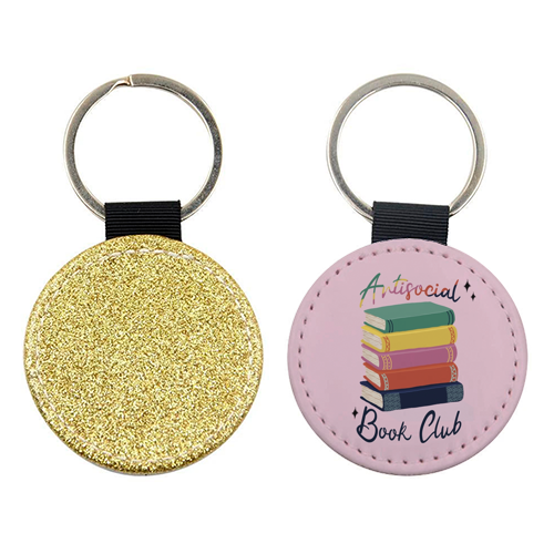 Antisocial Book Club - keyring by Giddy Kipper