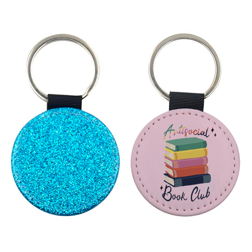 Antisocial Book Club - keyring by Giddy Kipper