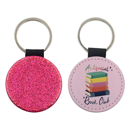 Antisocial Book Club - keyring by Giddy Kipper