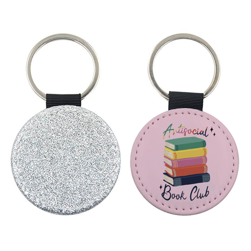 Antisocial Book Club - keyring by Giddy Kipper