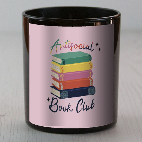 Antisocial Book Club - scented candle by Giddy Kipper