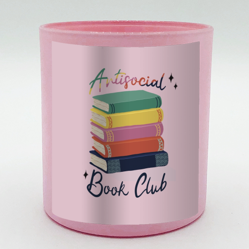 Antisocial Book Club - scented candle by Giddy Kipper